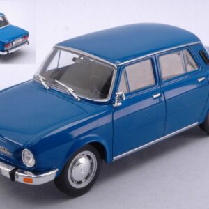 Modellino auto scala 1:24 Whitebox SKODA 100L BLUE diecast modellismo statico