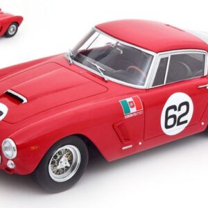 Modellino auto scala 1:18 KK Scale  FERRARI 250 GT SWB N.62 WINNER COPPA INTER-EUROPA MONZA 1960 ABATE diecast modellismo statico