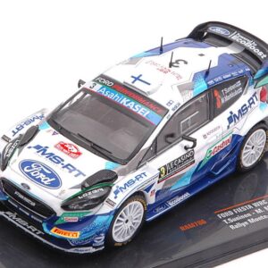 Modellino auto rally scala 1:43 Ixo Model  FORD FIESTA WRC N.3 RALLY MONTE CARLO 2021 SUNINENMARKKULA rallye modellismo statico