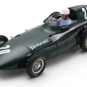 Modellino auto formula 1 F1 scala 1:43 Spark Model VANWALL VW5 ROY SALVADORI 1957 N.20 FRENCH GP modellismo