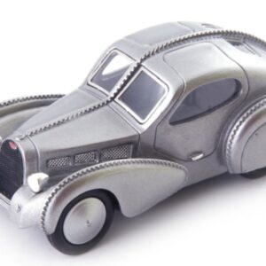 Modellino auto scala 1:43 Autocult  BUGATTI TYPE 68 COUPE 1945 SILVER diecast modellismo statico