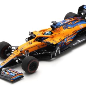 Modellino auto formula 1 F1 scala 1:43 Spark Model MC LAREN MCL35M DANIEL RICCIARDO 2021 N.3 ABU DHABI GP modellismo collezione