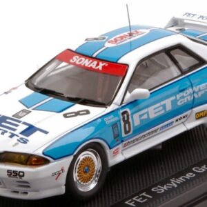 Modellino auto scala 1:43 Ebbro  FET SKYLINE N.8 Gr.A 1993 K.MISAKI-N.NAGASAKA racing modellismo statico collezione