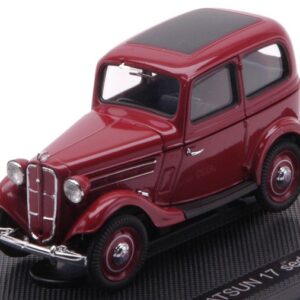 Modellino auto scala 1:43 Ebbro  DATSUN 17 SEDAN 1938  RED diecast modellismo statico epoca collezione
