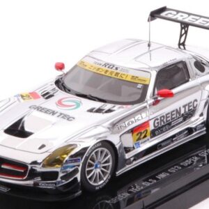 Modellino auto scala 1:43 Ebbro  GREEN TEC SLS AMG GT3 N.22 SUPER GT300 2013 H.WADA-M.JYONAI racing modellismo statico collezione