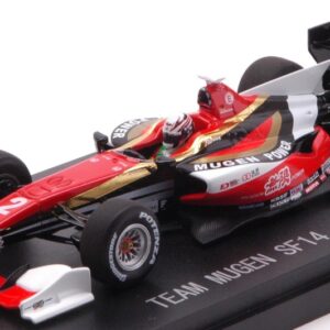 Modellino auto scala 1:43 Ebbro TEAM MUGEN SF14 N.2 SUPER FORMULA 2014 Y.NAKAYAMA racing modellismo statico collezione