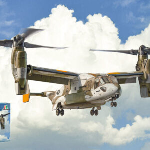 Modellino aerei da costruire model kit di montaggio Italeri V22A OSPREY 1:72 modellismo collezione