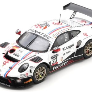 Modellino auto scala 1:43 Spark Model  PORSCHE 911 GT3 N.23 SCHELL-JACOMA-LEUTWILER-MENZEL racing modellismo statico collezione