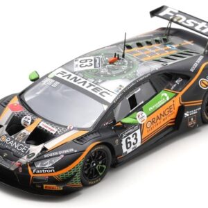 Modellino auto scala 1:43 Spark Model  LAMBORGHINI HURACAN GT3 N.63 8th 24 H SPA 2021 MAPELLI-CALDARELLI-BORTOL racing modellismo statico da collezione