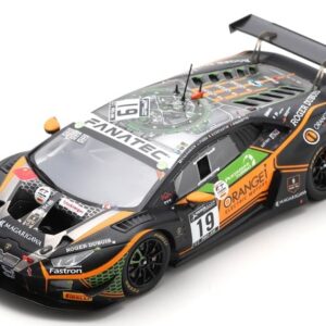 Modellino auto scala 1:43 Spark Model  LAMBORGHINI HURACAN GT3 N.19 24 H SPA 2021 BAGUETTE-COSTANTINI-KEEN-HAMA racing modellismo statico da collezione