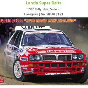 Modellino auto model kit di montaggio Hasegawa  LANCIA SUPER DELTA RALLY NEW ZELAND 1992 KIT 1:24 modellismo statico collezione