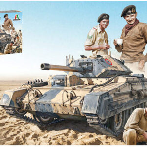 Modellino carri armati militari model kit di montaggio Italeri  CRUSADER Mk.III BRITISH TANK CREW EL ALAMEIN OCTOBER 1942 KIT 1:35 modellismo statico collezione