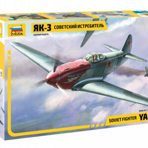 Modellino aerei da costruire model kit di montaggio Zvezda YAK-3 SOVIET WWII FIGHTER modellismo statico collezione