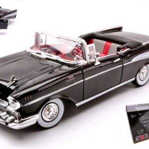 Modellino auto dei film MotorMax  CHEVROLET BEL AIR SPIDER 1955 Dr.NO JAMES BOND LICENZA DI UCCIDERE diecast modellismo statico