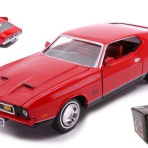Modellino auto dei film MotorMax  FORD MUSTANG MACH 1 COUPE 1971 007 JAMES BOND DIAMONDS ARE FOREVER 1:24 diecast modellismo statico