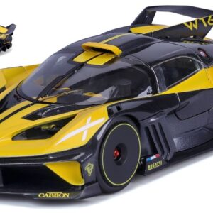 Modellino auto scala 1:18 Burago BUGATTI BOLIDE YELLOW diecast modellismo statico
