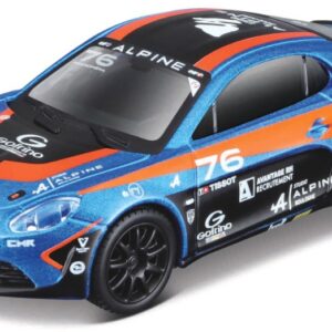 Modellino auto scala 1:43 Burago ALPINE A110 CUP N.76 racing modellismo statico