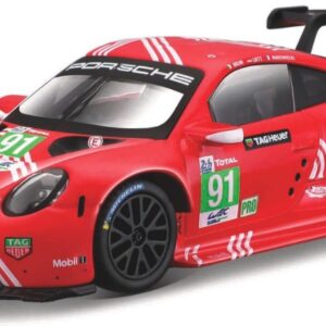 Modellino auto scala 1:43 Burago  PORSCHE 911 RSR N.91 LM 2020 racing modellismo statico