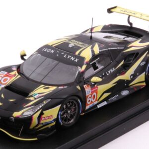Modellino auto scala 1:43 Looksmart  FERRARI 488 GTE EVO N.60 LMGTE 24H LM 2021 SCHIAV.RUBERTIGIAMMARIA racing modellismo statico