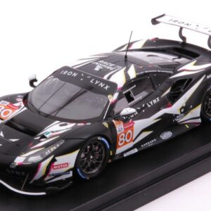 Modellino auto scala 1:43 Looksmart  FERRARI 488 GTE EVO N.80 3rd AM CL.24H LM 2021 CRESS.MASTRON.ILOT racing modellismo statico