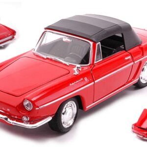 Modellino auto scala 1:24 Welly  RENAULT CARAVELLE SOFT TOP RED  diecast modellismo statico