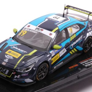 Modellino auto scala 1:43 Ixo Model  HYUNDAI ELANTRA N TCR N.19 TARGET WTCR PORTUGAL 2021 A.BACKMAN racing modellismo statico