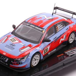 Modellino auto scala 1:43 Ixo Model  HYUNDAI ELANTRA N TCR N.830 24H NURB.2021 BASSENGLAUCKOESTREICH racing modellismo statico
