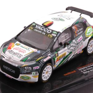 Modellino auto rally scala 1:43 Ixo Model  CITROEN C3 RALLY2 N.9 RALLY DU CONDROZ-HUY 2021 DE CECCOHUMBLET rallye modellismo statico