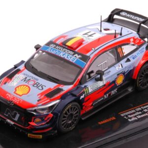 Modellino auto rally scala 1:43 Ixo Model  HYUNDAI i20 COUPE WRC N.11 RALLY MONZA 2021 NEUVILLEWYDAEGHE rallye modellismo statico