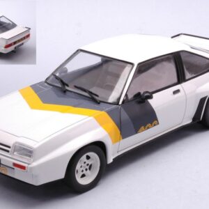 Modellino auto scala 1:24 Whitebox  OPEL MANTA B 400 WHITE DECORATED diecast modellismo statico