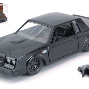 Modellino auto film scala 1:32 Jada DOM'S BUICK GRAND NATIONAL FAST & FURIOUS BLACK modellismo statico