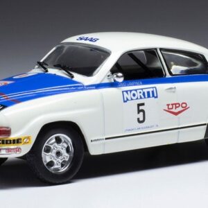 Modellino auto rally scala 1:43 Ixo SAAB 96 V4 1000 LAKES RALLYE 1976NLAMPINENMARKKANEN rallye modellismo statico
