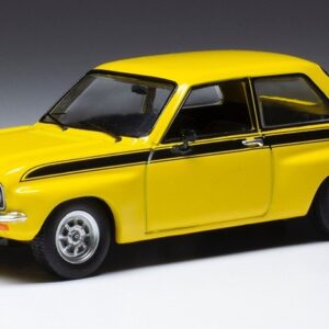 Modellino auto scala 1:43 Ixo Model  OPEL ASCONA A TUNING 1973 YELLOW diecast modellismo statico