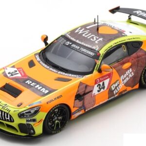 Modellino auto scala 1:43 Spark Model MERCEDES GT4 N.34 WINNER SP 10 24 H NURBURGRING 2021 MARCHEWICZ-BOCKMANN rallye modellismo statico