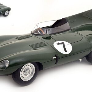 Modellino auto scala 1:18 CMR Classic Model Replicars  JAGUAR D-TYPE (LN) N.7 LM 1955 ROLT-HAMILTON racing modellismo statico
