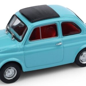 Modellino auto scala 1:43 Brumm  FIAT 500R 1972-75 CHIUSA TURCHESE FARFALLA diecast modellismo statico
