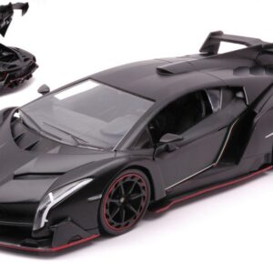 Modellino auto scala 1:24 Jada LAMBORGHINI VENENO 2020 BLACK film movie modellismo