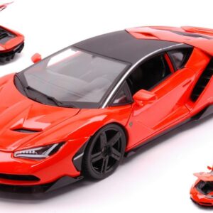 Modellino auto scala 1:18 LAMBORGHINI CENTENARIO LP 770-4 2016 ORANGE diecast modellismo