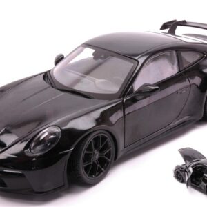 Modellino auto scala 1:18 Maisto  PORSCHE 911 GT3 2022 BLACK diecast modellismo statico