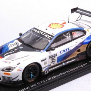 Modellino auto scala 1:43 Spark Model  BMW M6 GT3 N.35 24 H SPA 2021 GLOCK-TOMCZYK-NEUBAUER racing modellismo statico