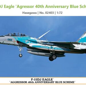 Modellino aerei da costruire combattimento model kit di montaggio Hasegawa F-15DJ EAGLE AGGRESSOR 40tH KIT 1:72 modellismo statico collezione