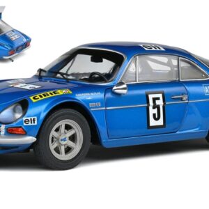 Modellino auto scala 1:18 Solido ALPINE A 110 1600S OLYMPIA RALLY 1972 modellismo statico