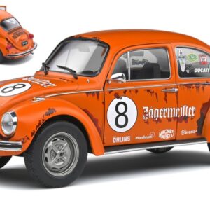 Modellino auto scala 1:18 Solido  VW BEETLE 1303 N.8 JAEGER TRIBUTE 1974 ORANGE diecast modellismo statico