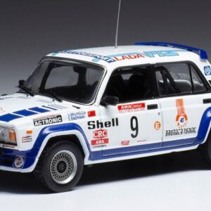 Modellino auto rally scala 1:43 Ixo Model  LADA 2105 VFTS N.9 RALLY NEUSELAAND 1985BRUNDZADADVANI rallye modellismo statico
