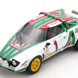 Modellino auto rally scala 1:18 Spark Model  LANCIA STRATOS HF N.1 WINNER RALLY MONTE CARLO 1977 S.MUNARI-MAIGA modellismo collezione