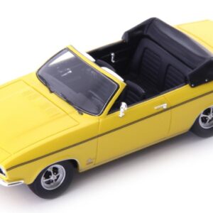Modellino auto scala 1:43 OPEL MANTA A CABRIOLET KARMANN YELLOW modellismo statico collezione