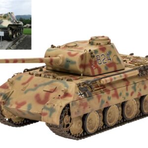 Modellino kit di montaggio carri armati tank Revell  GIFT SET PANTHER AUSF.D KIT 1:35 modellismo statico collezione