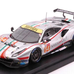 Modellino auto scala 1:43 Looksmart  FERRARI 488 GTE EVO N.54 LMGTE 24H LM 2021 FLOHRFISICHELLACASTELL. racing modellismo statico