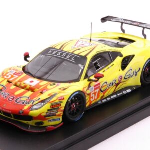Modellino auto scala 1:43 Looksmart  FERRARI 488 GTE EVO N.57 LMGTE 24H LM 2021 KIMURAAANDREWSJENSEN racing modellismo statico