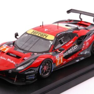 Modellino auto scala 1:43 Looksmart  FERRARI 488 GTE EVO N.71 LMGTE 24H LM 2021 IRIBEMILLROYBARNICOAT racing modellismo statico